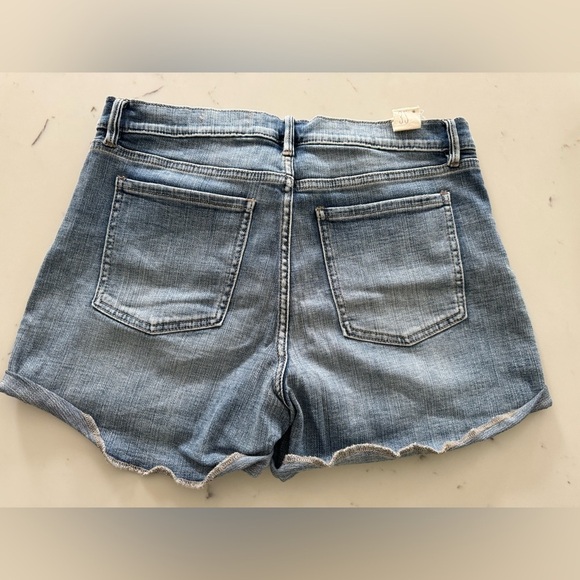 Cosmic Blue Love Jean Shorts - Picture 6 of 8